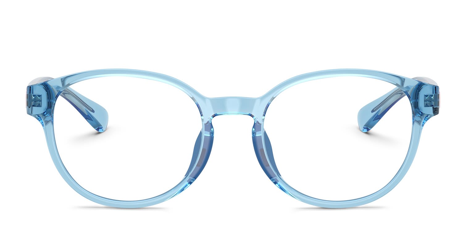 Polo Ralph Lauren PP8550U Clear, Blue glasses - Clear / Blue - Frontal View