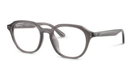 Ray-Ban RX7259D Clear, Gray glasses - Clear / Gray - Angle View
