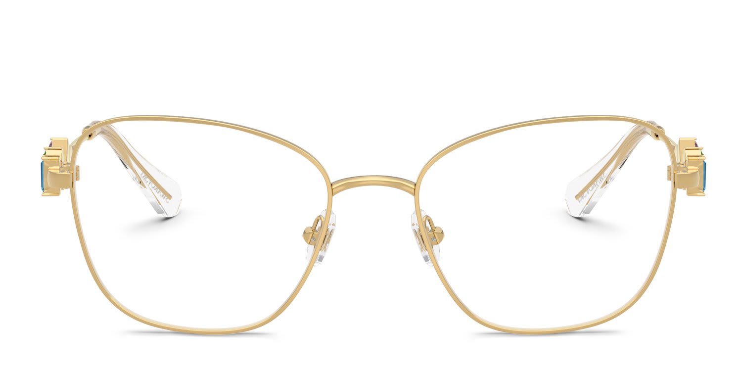 Swarovski SK1025 Gold glasses - Gold - Frontal View