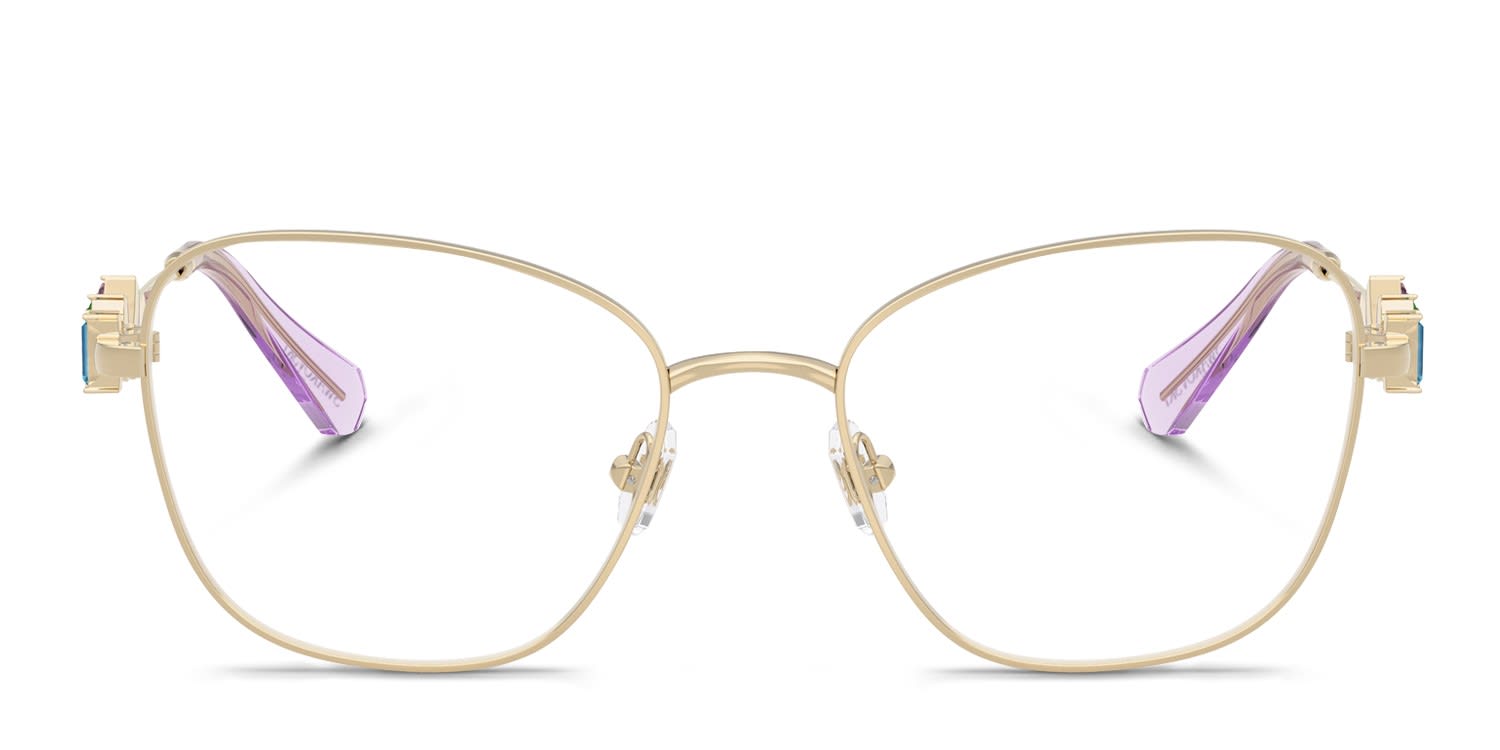 Swarovski SK1025 Gold glasses - Gold - Frontal View