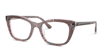 Ray-Ban RX5433 Change Purple glasses - Purple - Angle View
