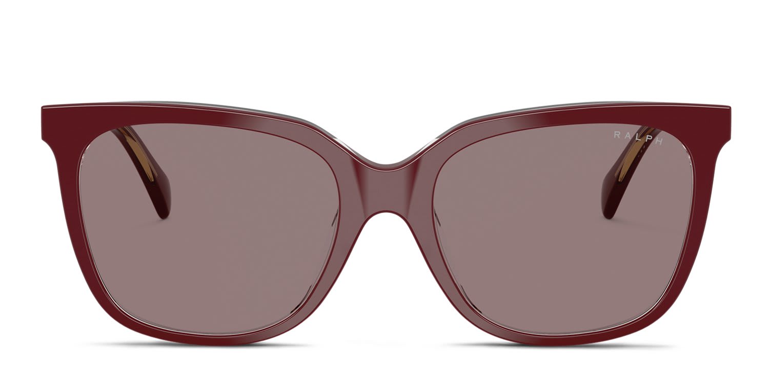 Ralph Lauren RA5343U Red, Clear, Purple glasses - Red / Clear / Purple - Frontal View