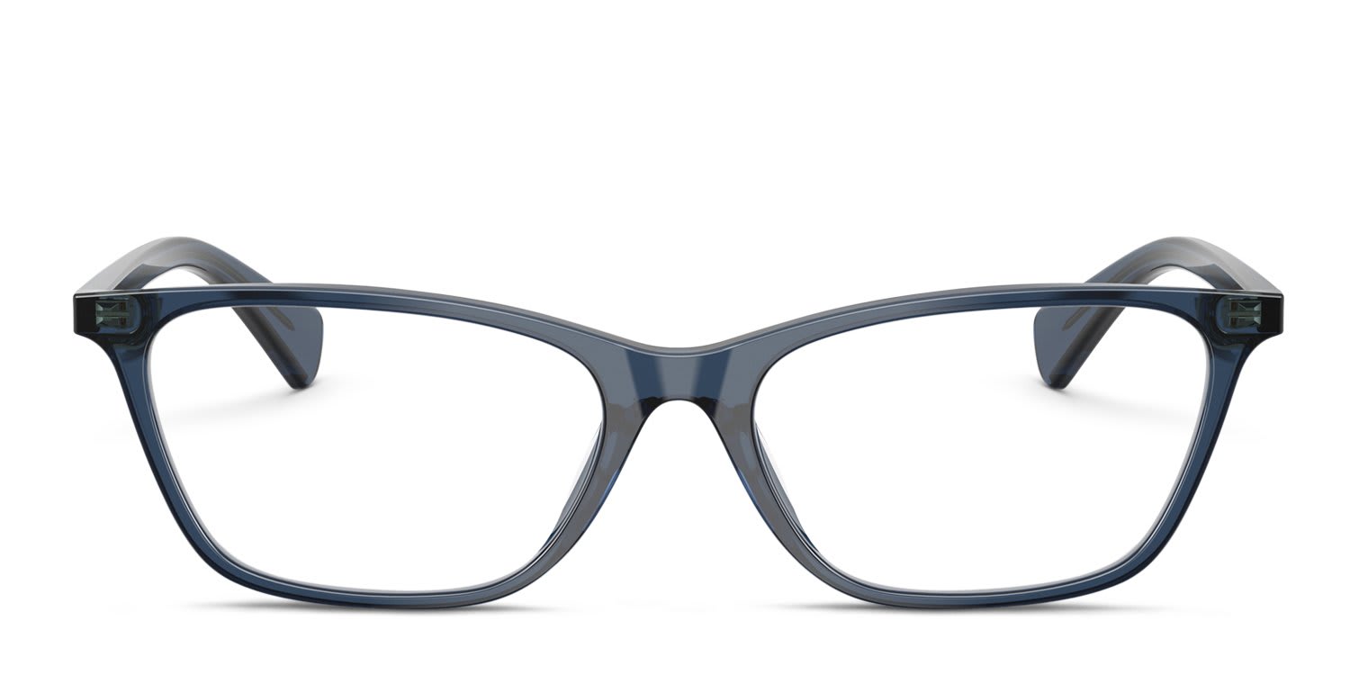 Ralph Lauren RA7187U Blue, Clear glasses - Blue / Clear - Frontal View