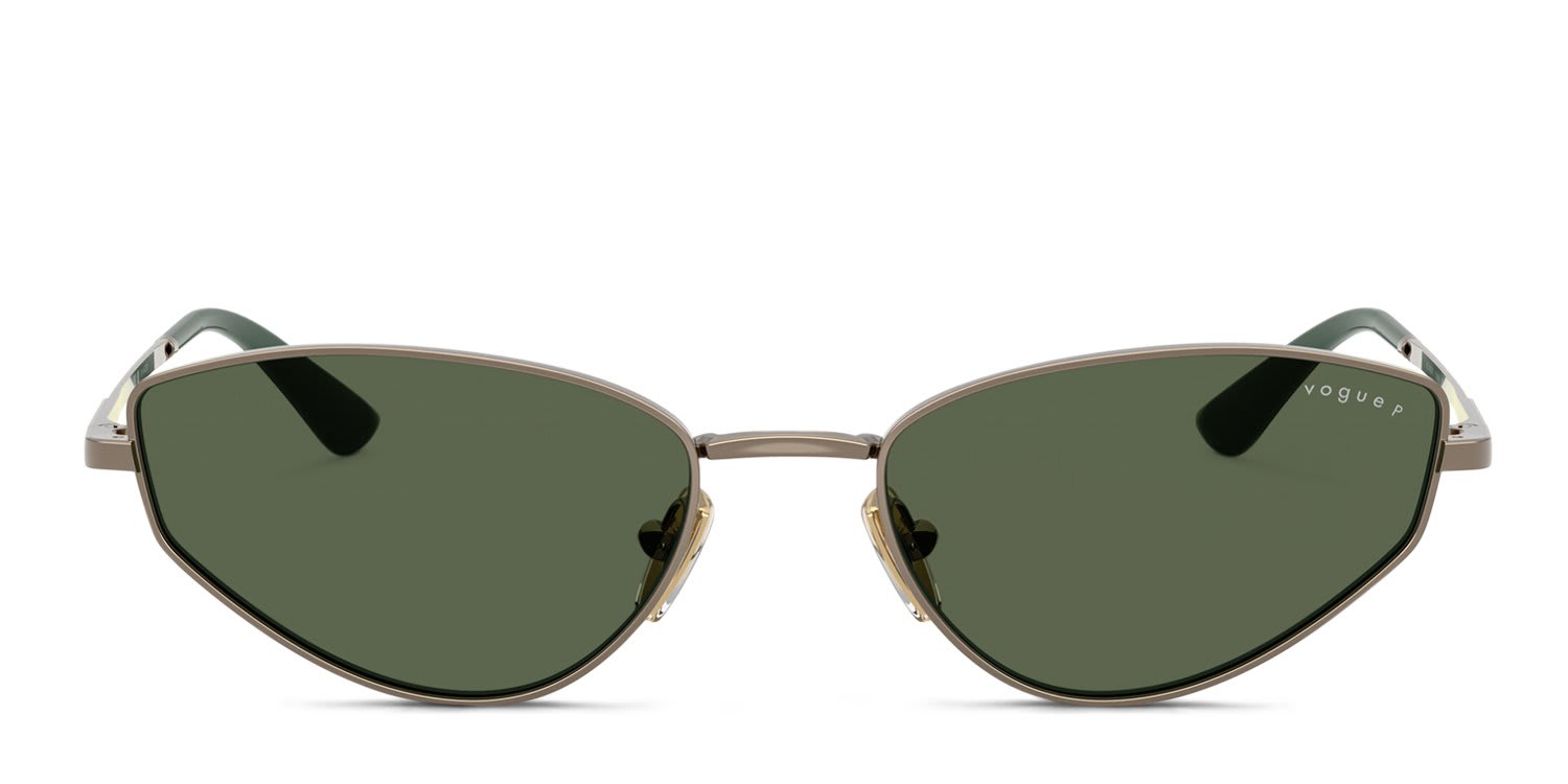 Vogue VO4339S Brown, Green glasses - Brown / Green - Frontal View