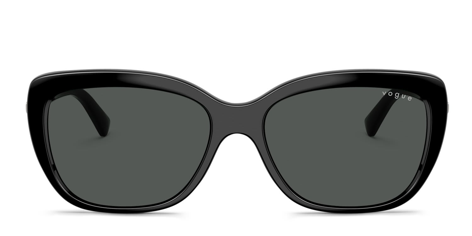 Vogue VO5678SB Black, Gray glasses - Black / Gray - Frontal View