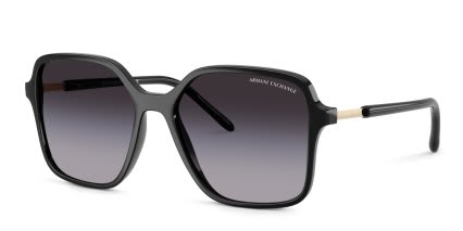 Armani Exchange AX4163S Black, Gray glasses - Black / Gray - Angle View