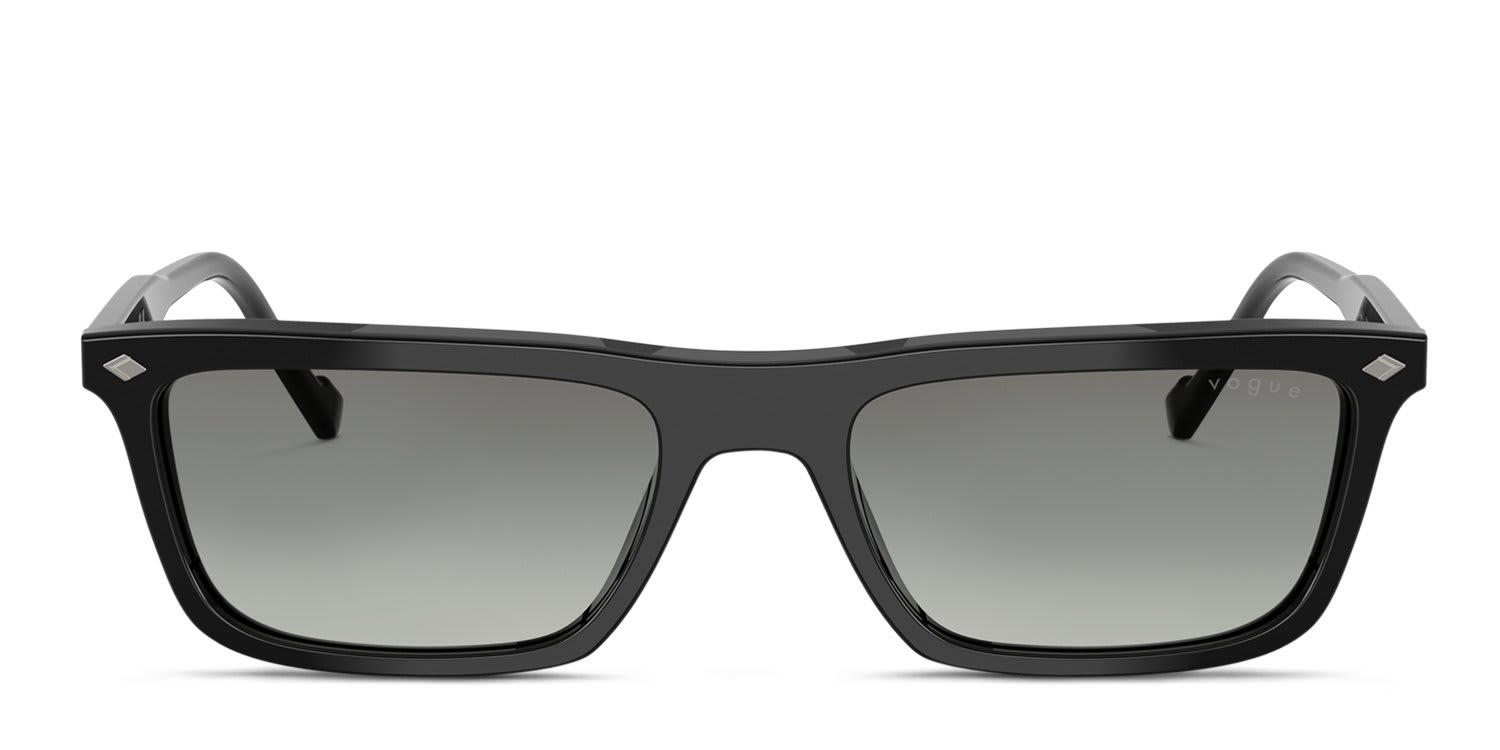 Vogue VO5687S Black, Gray glasses - Black / Gray - Frontal View