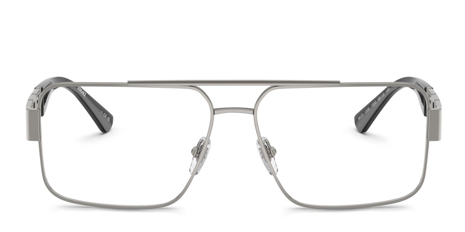 Versace VE1308 Gunmetal glasses - Gunmetal - Frontal View