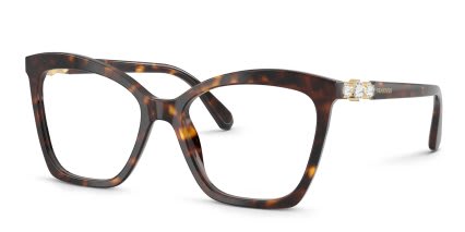Swarovski SK2053 Tortoise glasses - Tortoise - Angle View
