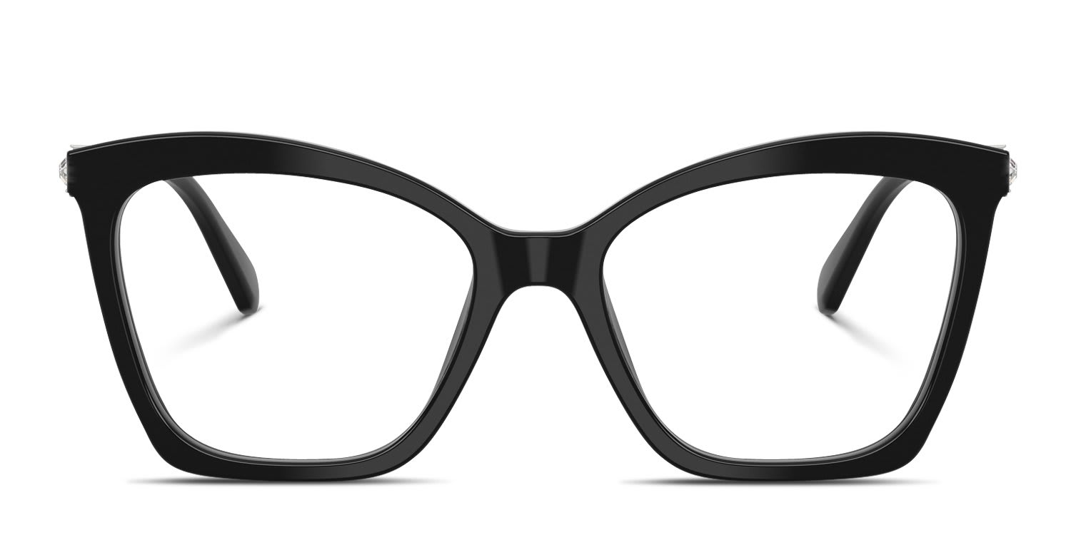 Swarovski SK2053 Black glasses - Black - Frontal View