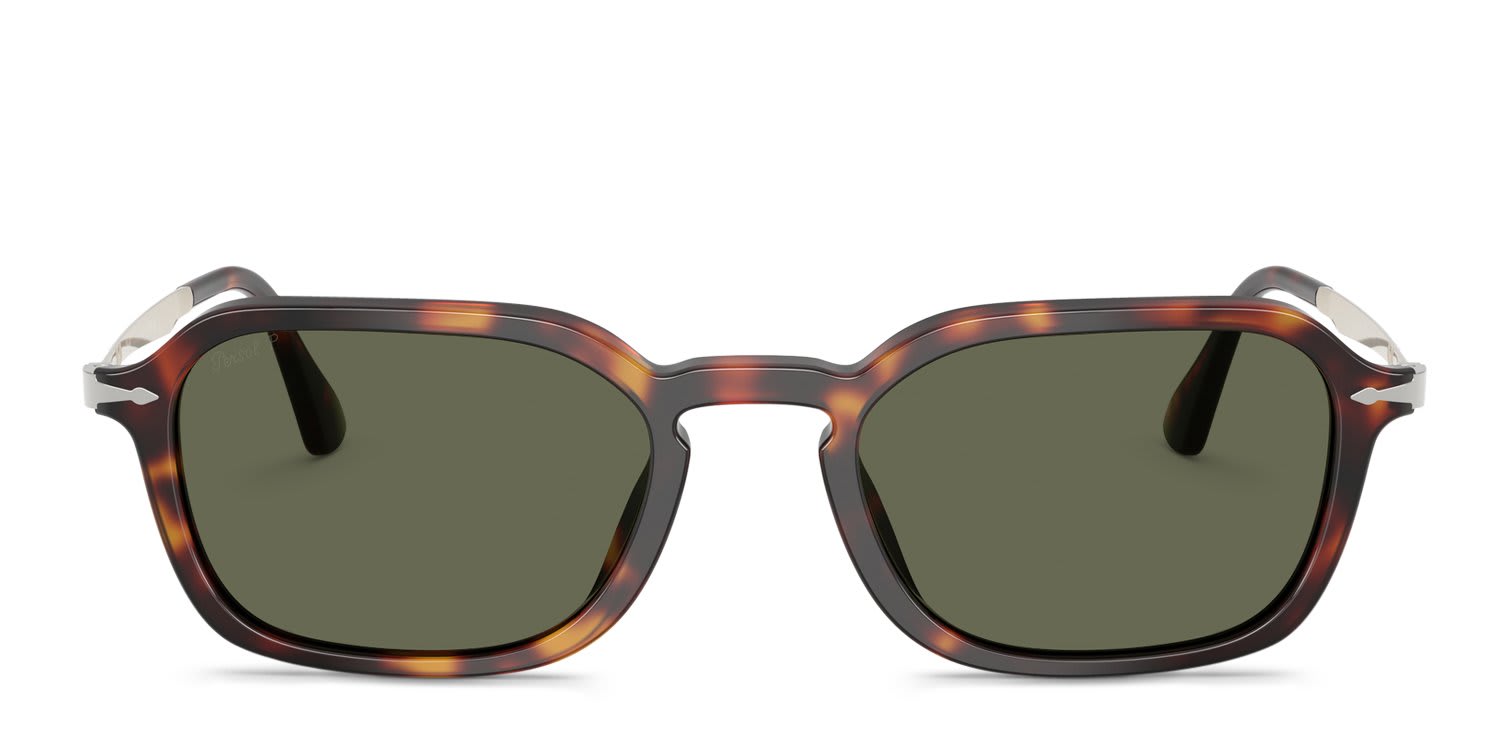 Persol PO3381S Tortoise, Green glasses - Tortoise / Green - Frontal View