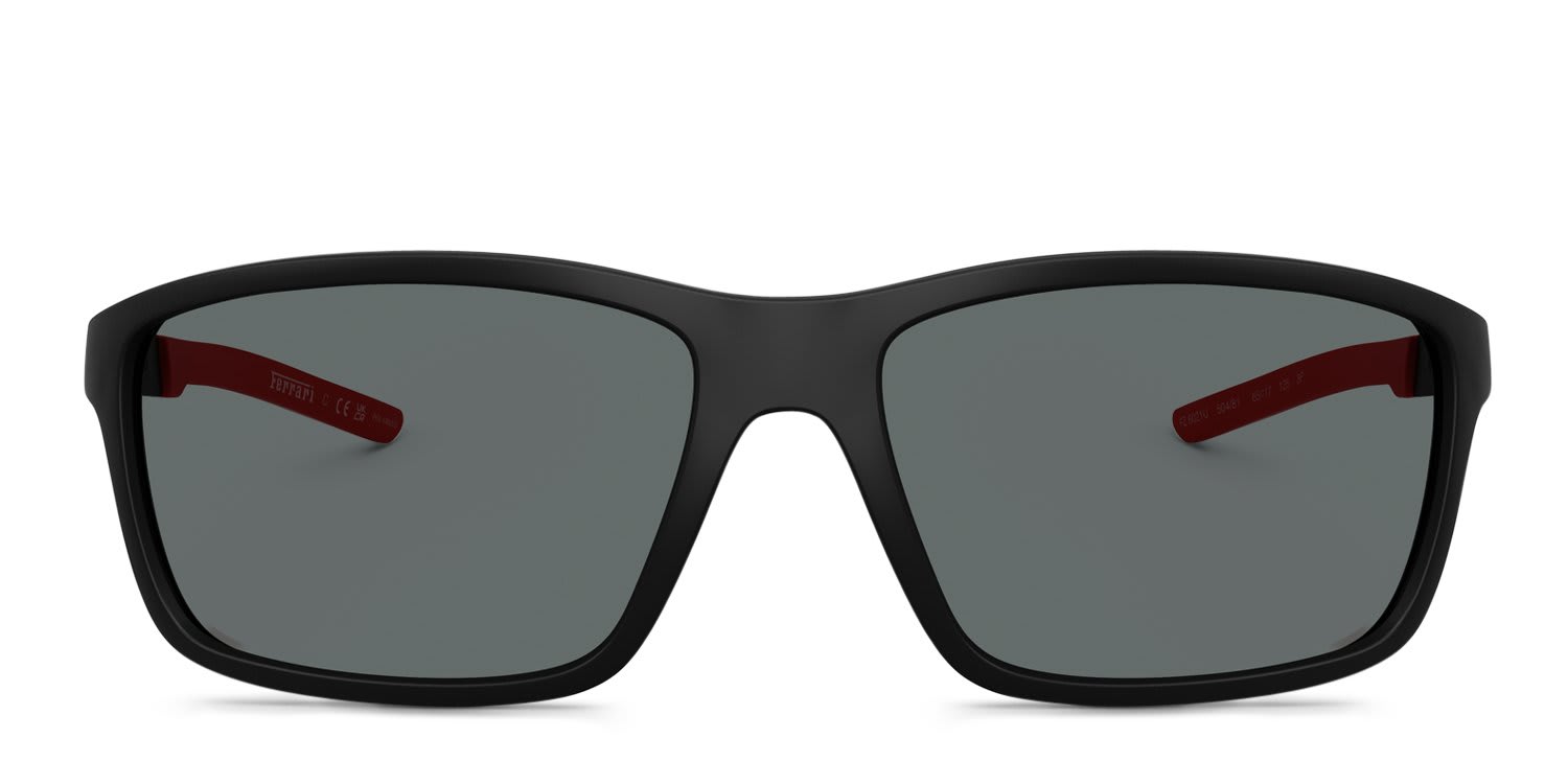 Ferrari Scuderia FZ6021U Black, Gray glasses - Black / Gray - Frontal View
