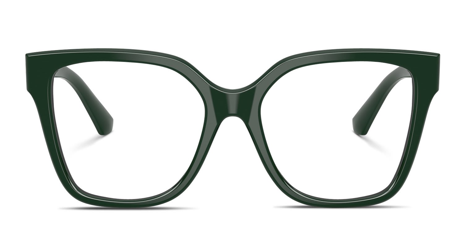 Burberry BE2443 Green glasses - Green - Frontal View