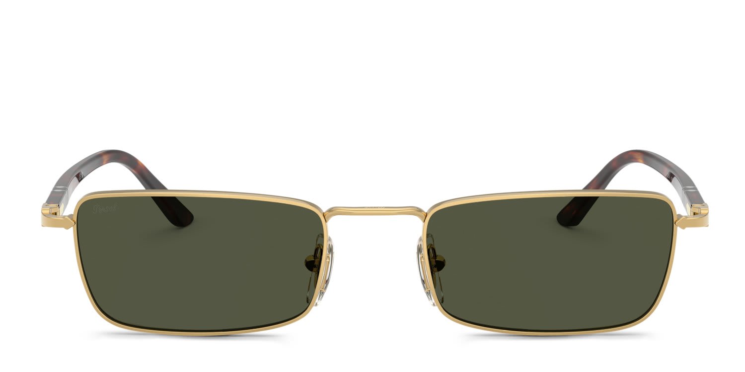 Persol PO1025S Gold, Green glasses - Gold / Green - Frontal View