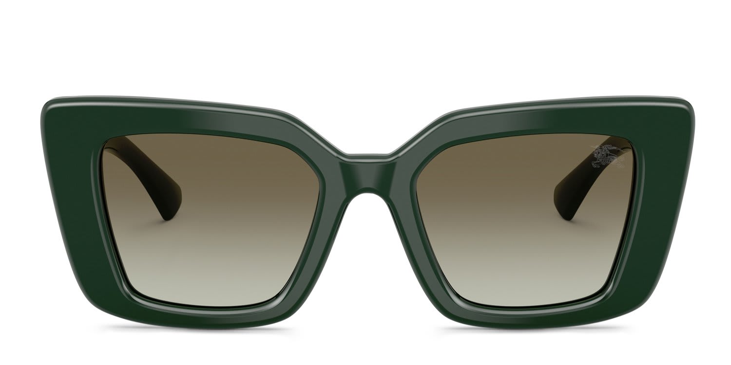 Burberry BE4476 Green glasses - Green - Frontal View