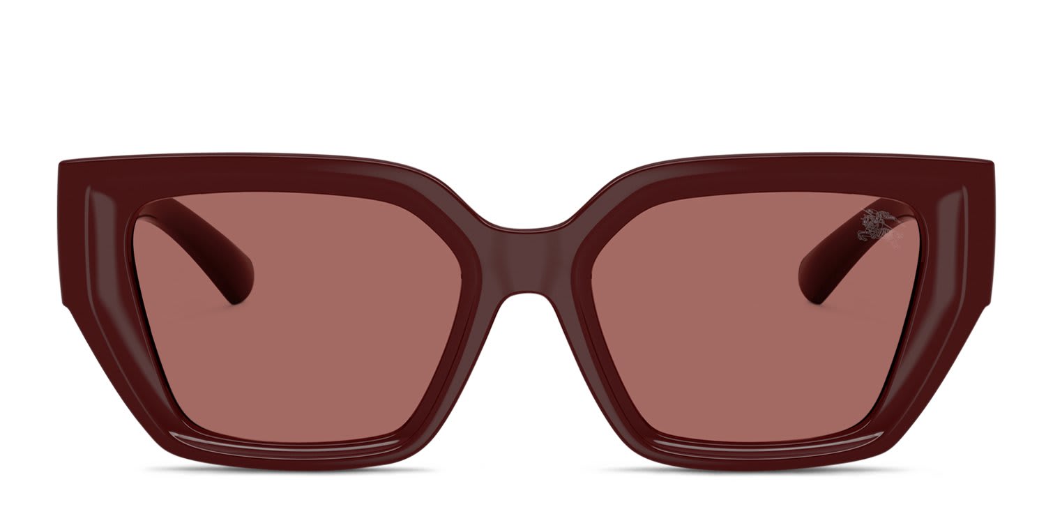Burberry BE4472U Red, Purple glasses - Red - Frontal View