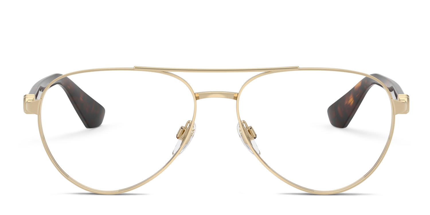 Burberry BE1397 Gold glasses - Gold - Frontal View