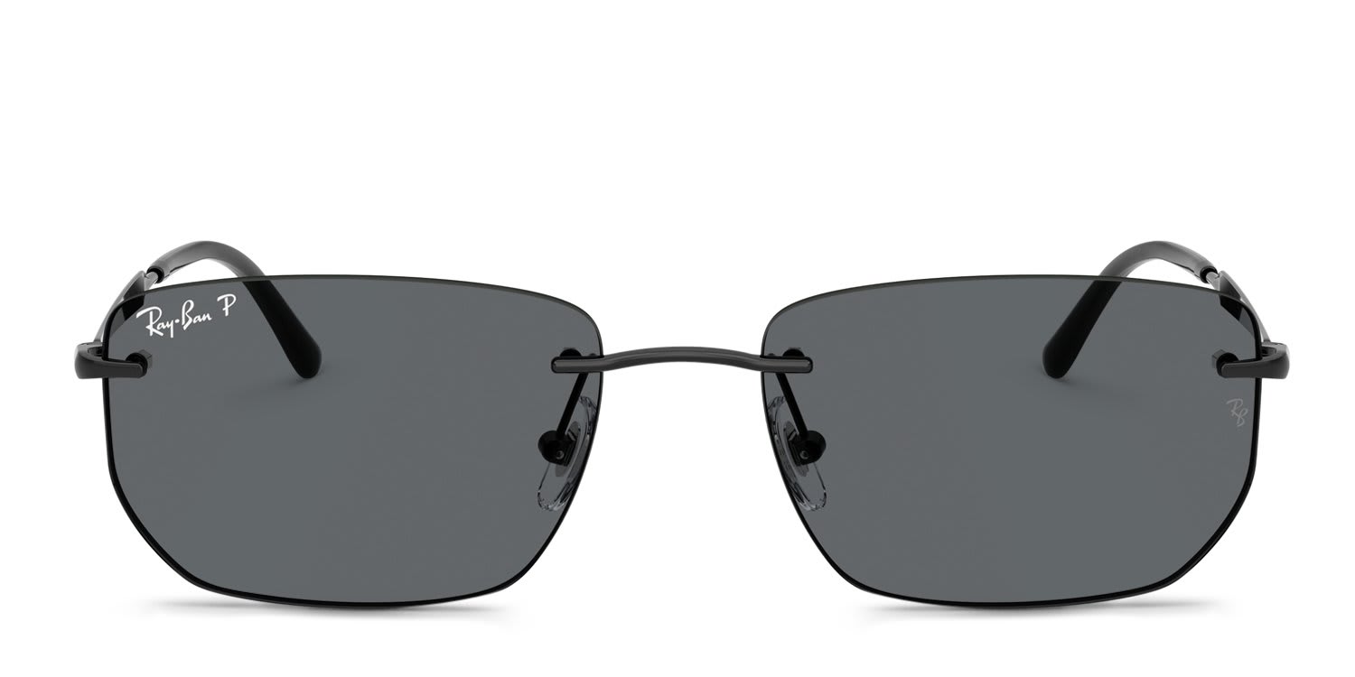 Ray-Ban RB3768 Black, Gray glasses - Black / Gray - Frontal View