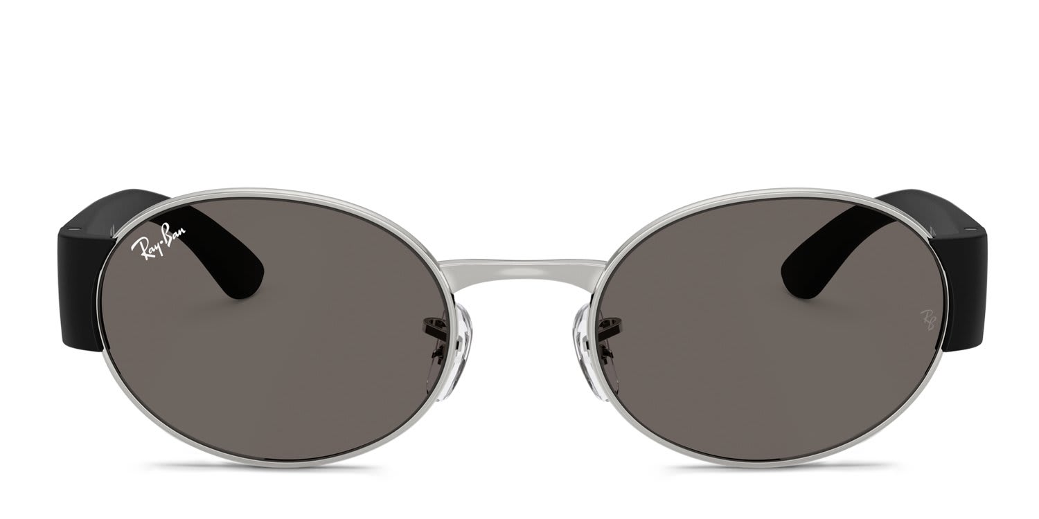Ray-Ban RB3770 Silver, Gray glasses - Silver / Gray - Frontal View