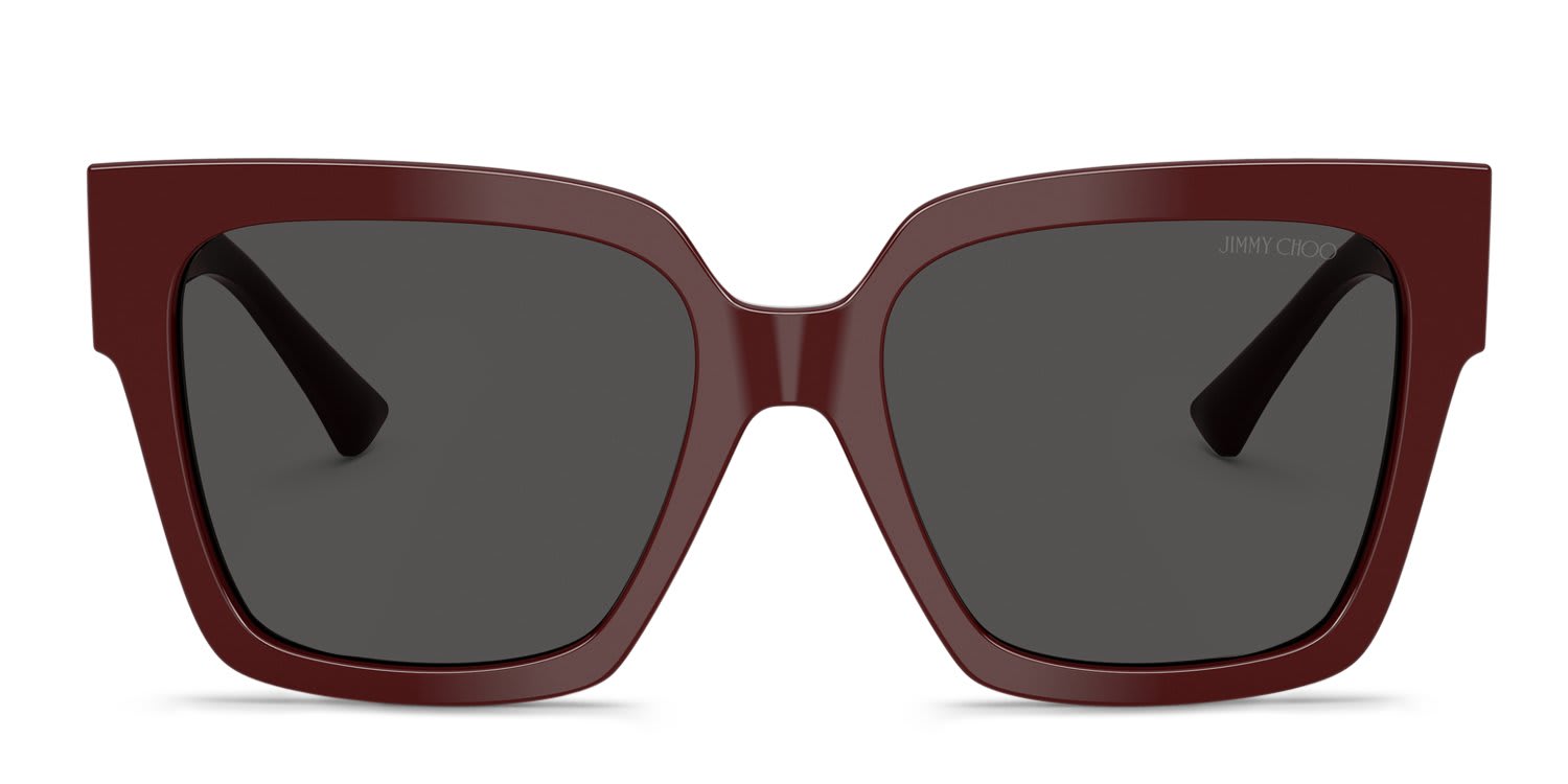 Jimmy Choo JC5047B Red, Gray glasses - Red / Gray - Frontal View