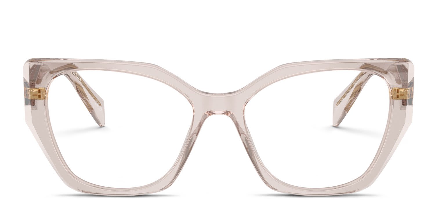 Prada PR18WV Pink glasses - Pink - Frontal View