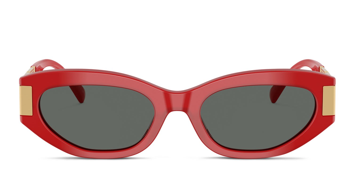 Versace VE4501 Red, Gray glasses - Red / Gray - Frontal View