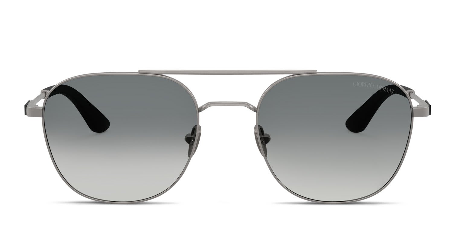 Giorgio Armani AR6178 Gunmetal, Gray glasses - Gunmetal / Gray - Frontal View