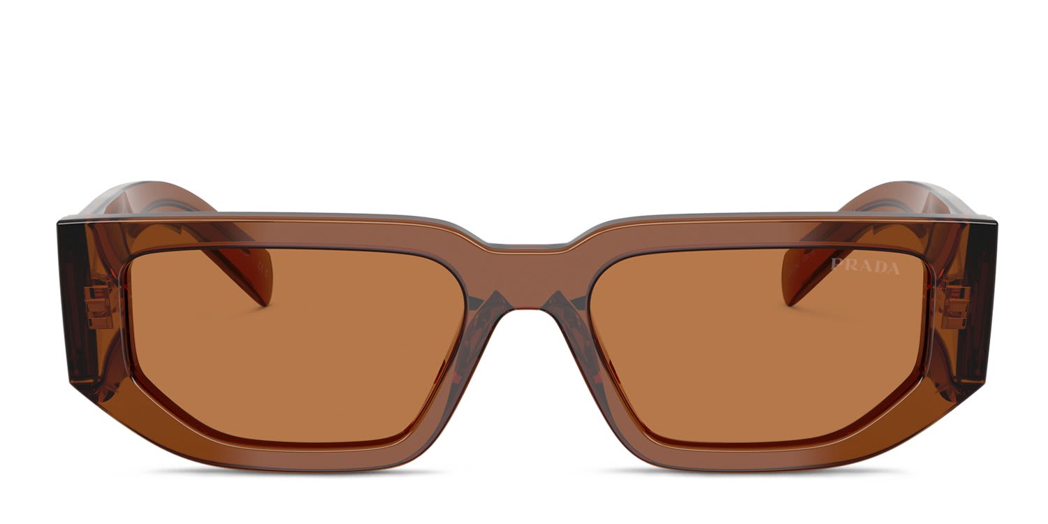 Prada PR09ZS Brown glasses - Brown - Frontal View