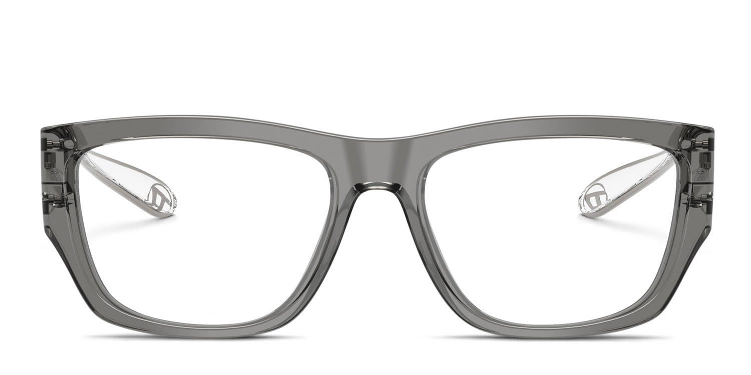 Diesel DL4008 Clear, Gray glasses - Clear / Gray - Frontal View