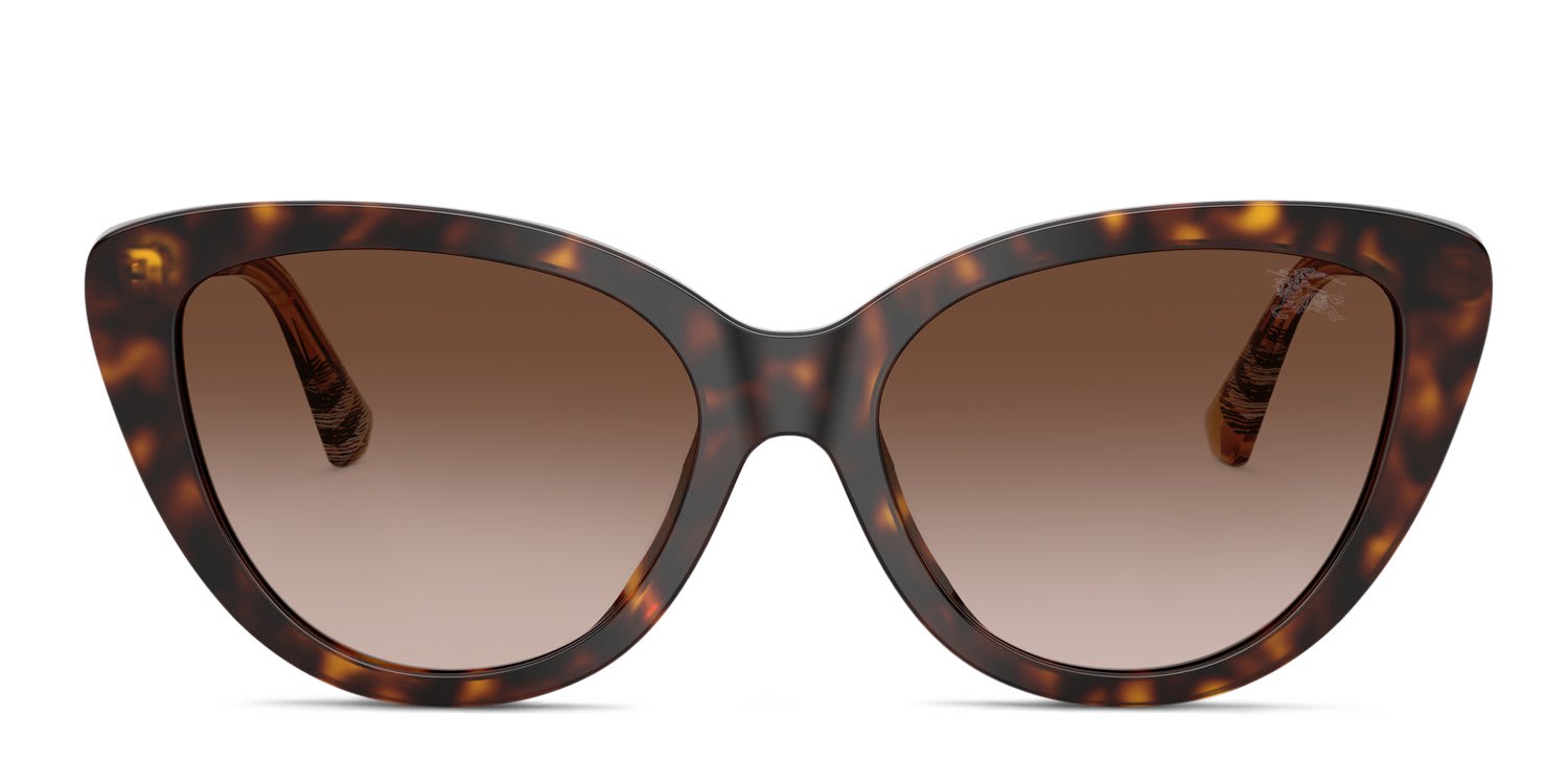 Burberry BE4457 Tortoise, Brown glasses - Tortoise / Brown - Frontal View