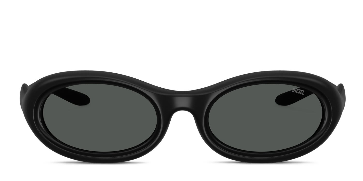 Diesel DL3011U Black, Gray glasses - Black / Gray - Frontal View