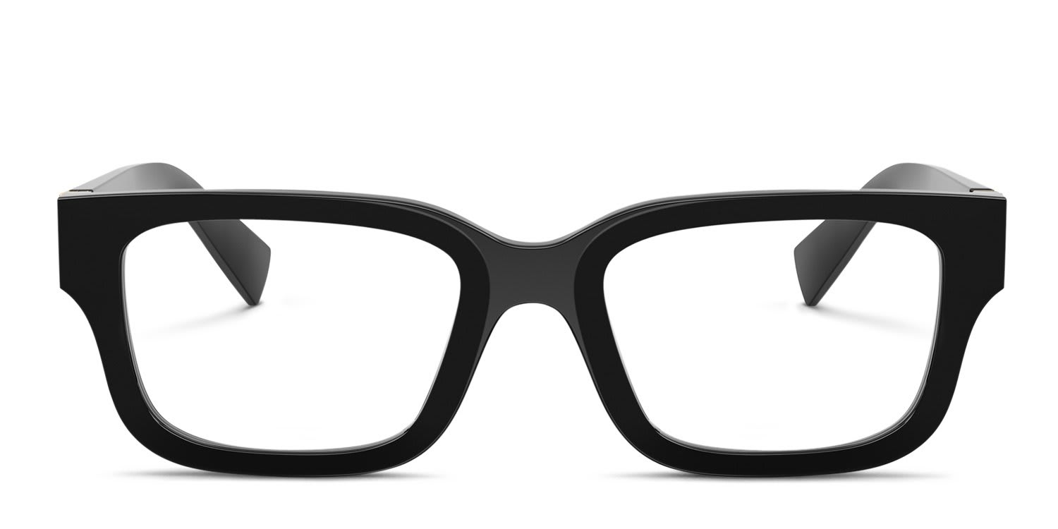 Miu Miu MU02YV Black glasses - Black - Frontal View