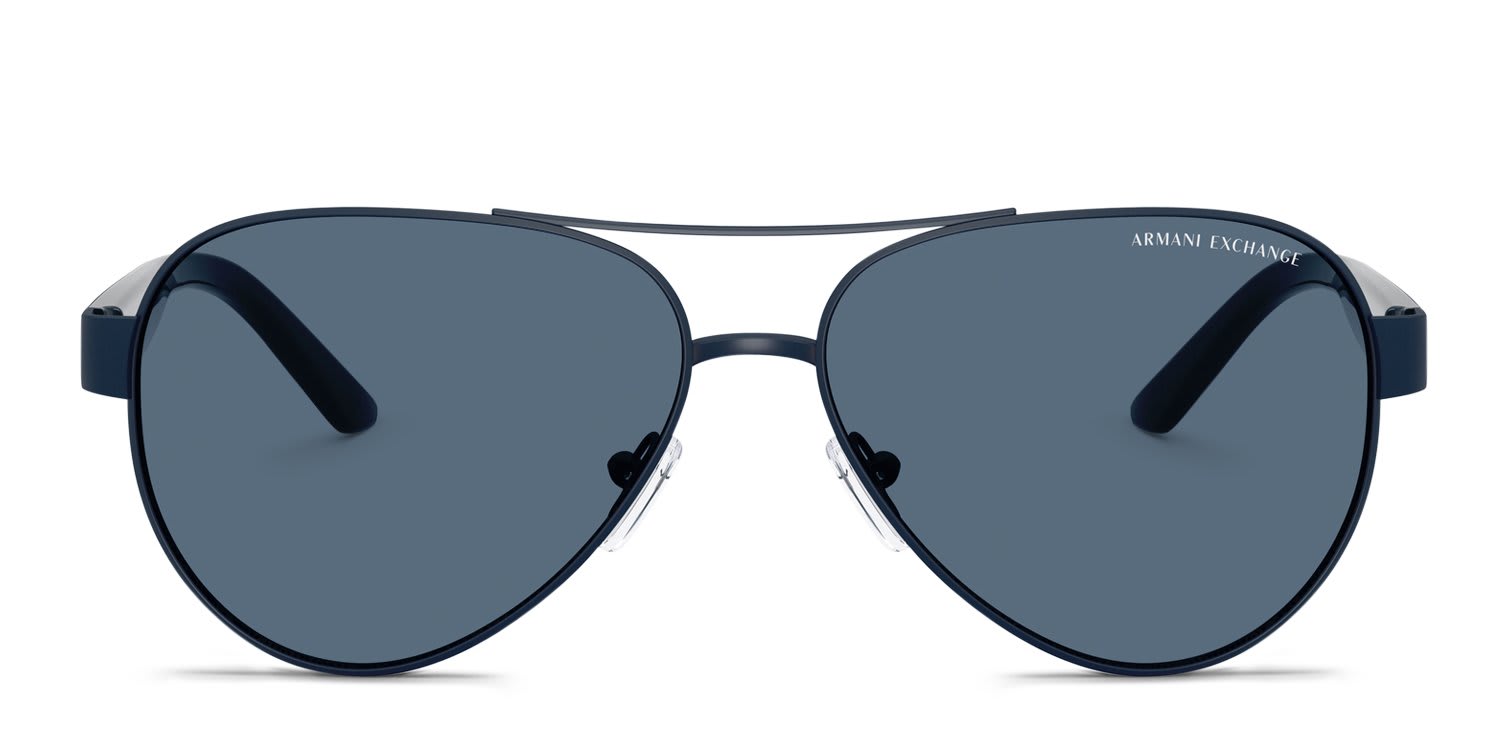 Armani Exchange AX2034S Blue glasses - Blue - Frontal View