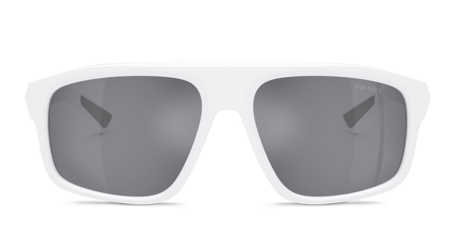 Prada Linea Rossa PSB02S White glasses - White - Frontal View