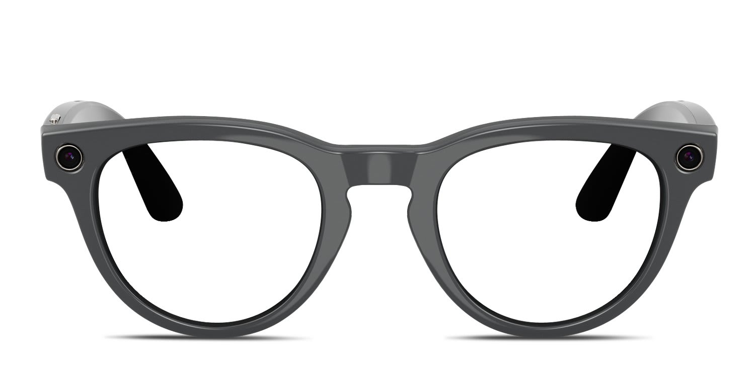 Ray-Ban Meta AI Glasses RW4013 (Gen 2.0) Headliner Transitions Gray glasses - Gray - Frontal View