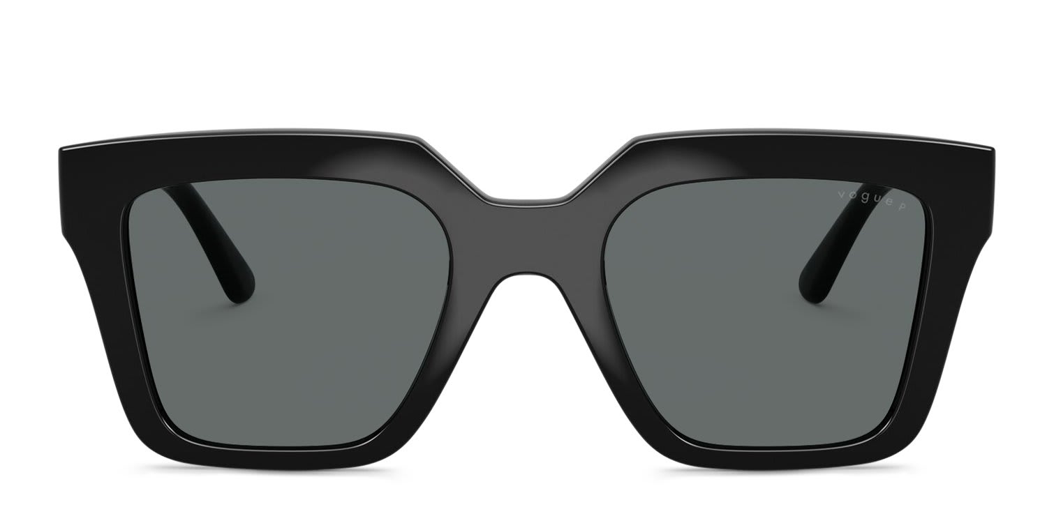 Vogue VO5690S Black, Gray glasses - Black / Gray - Frontal View
