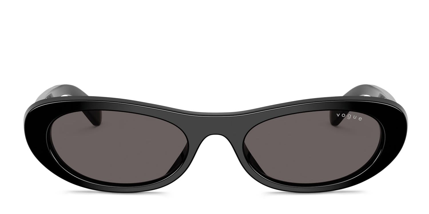 Vogue VO5695SU Black, Gray glasses - Black / Gray - Frontal View
