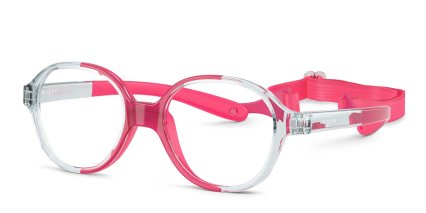 Vogue Eyewear VY2011 Kids Clear, Blue, Purple glasses - Clear / Purple - Angle View