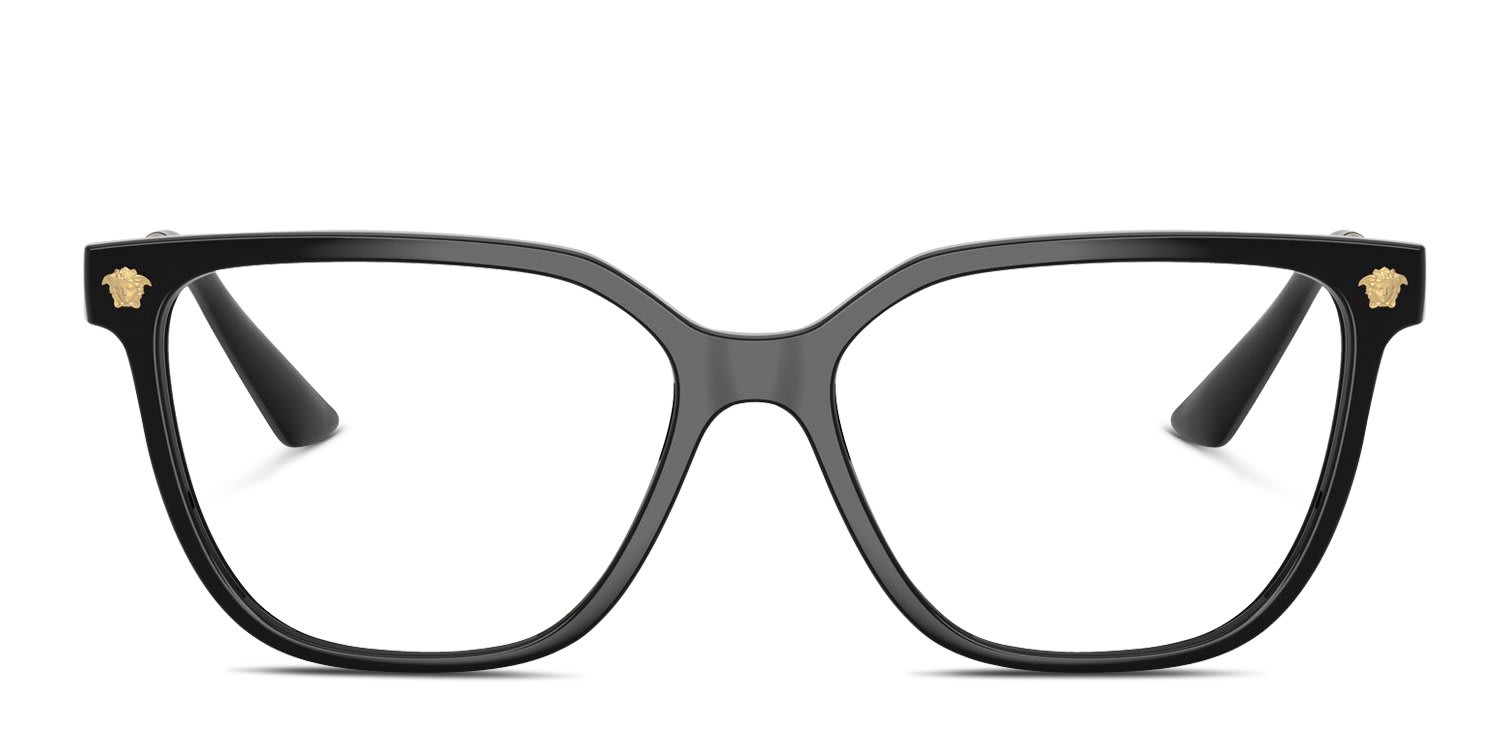 Versace VE3388U Black glasses - Black - Frontal View