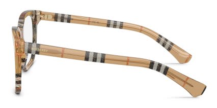 Burberry BE2455 Multicolor, Brown glasses - Multicolor / Brown - Side View