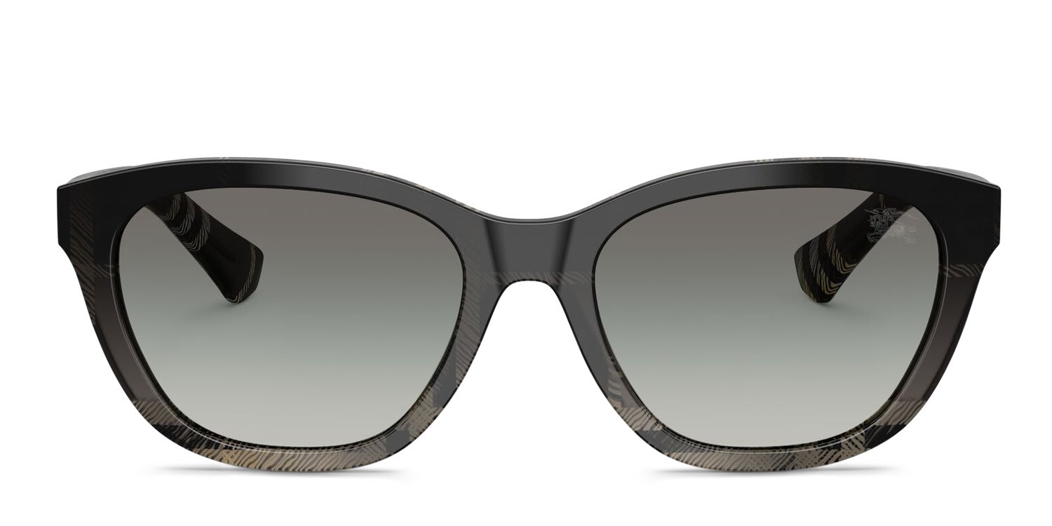Burberry BE4486 Multicolor, Gray glasses - Multicolor / Gray - Frontal View