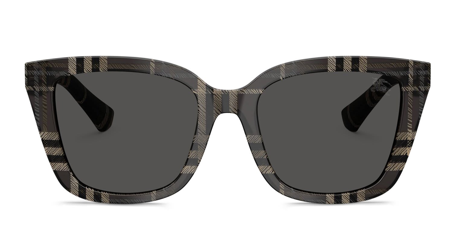 Burberry BE4487 Multicolor, Gray glasses - Multicolor / Gray - Frontal View