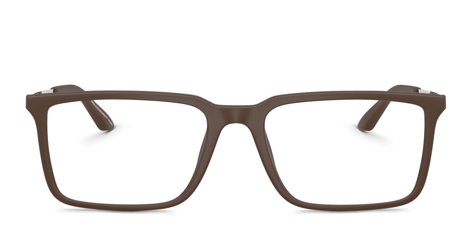 Armani Exchange AX3141U Brown glasses - Brown - Frontal View