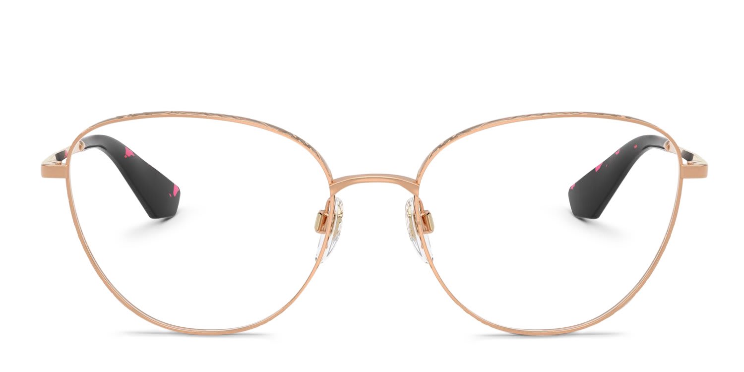 Burberry BE1398 Pink, Gold glasses - Pink / Gold - Frontal View