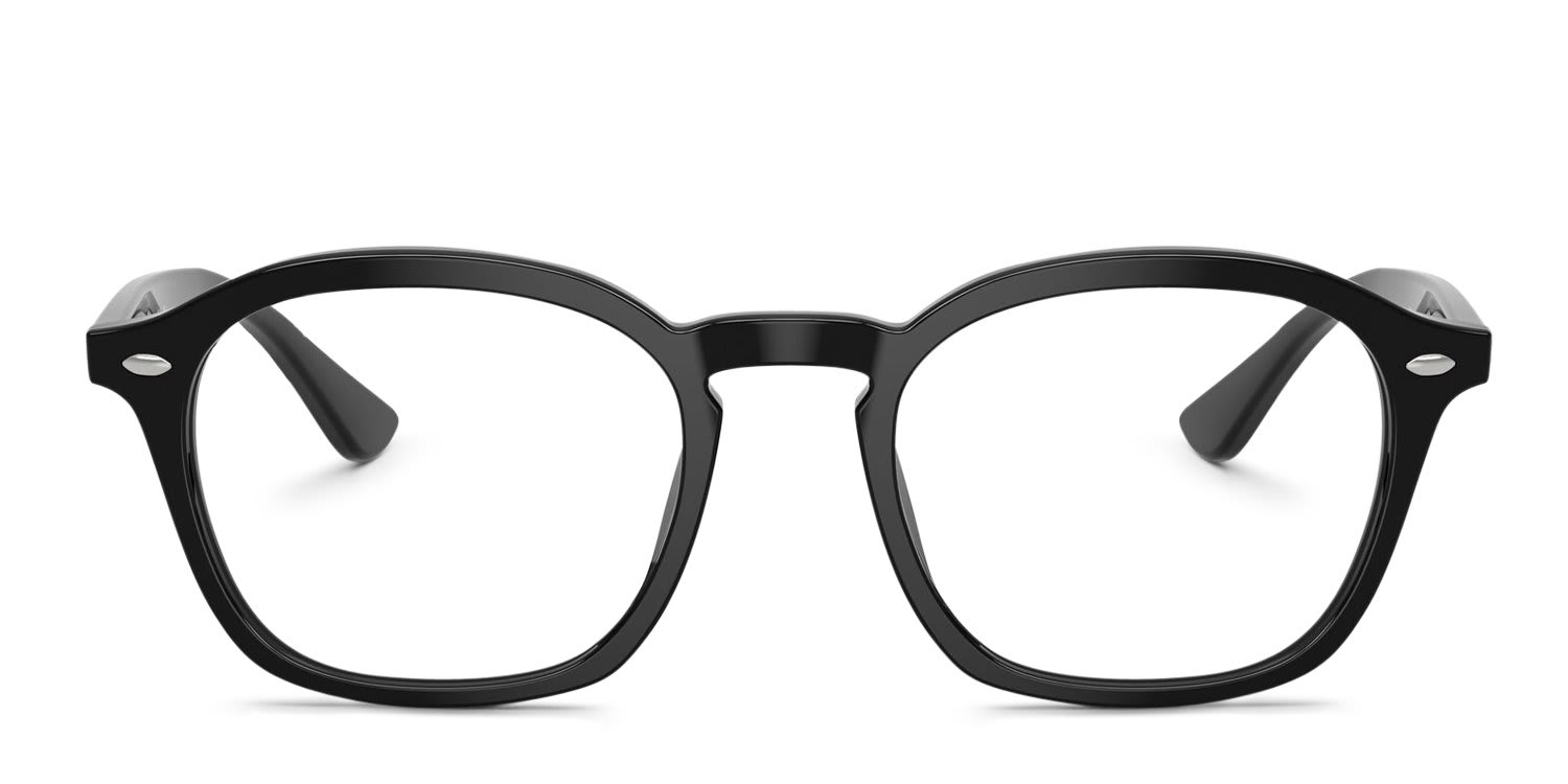 Ray-Ban RX5451 Black glasses - Black - Frontal View