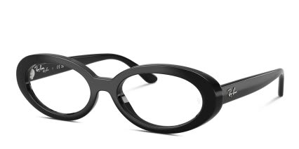 Ray-Ban RX2223V Black glasses - Black - Angle View