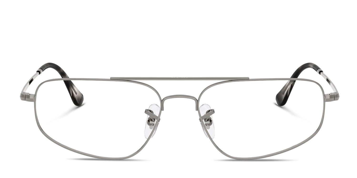 Ray-Ban RX6550 Gunmetal glasses - Gunmetal - Frontal View