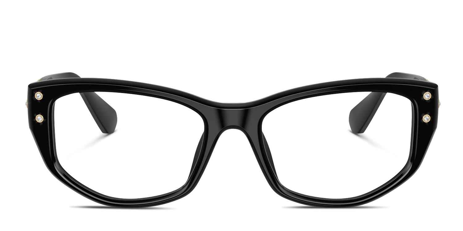 Swarovski SK2062U Black glasses - Black - Frontal View