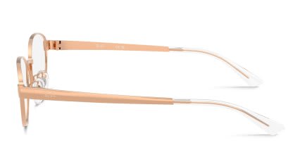 Ray-Ban RX3774VD Gold glasses - Gold - Side View