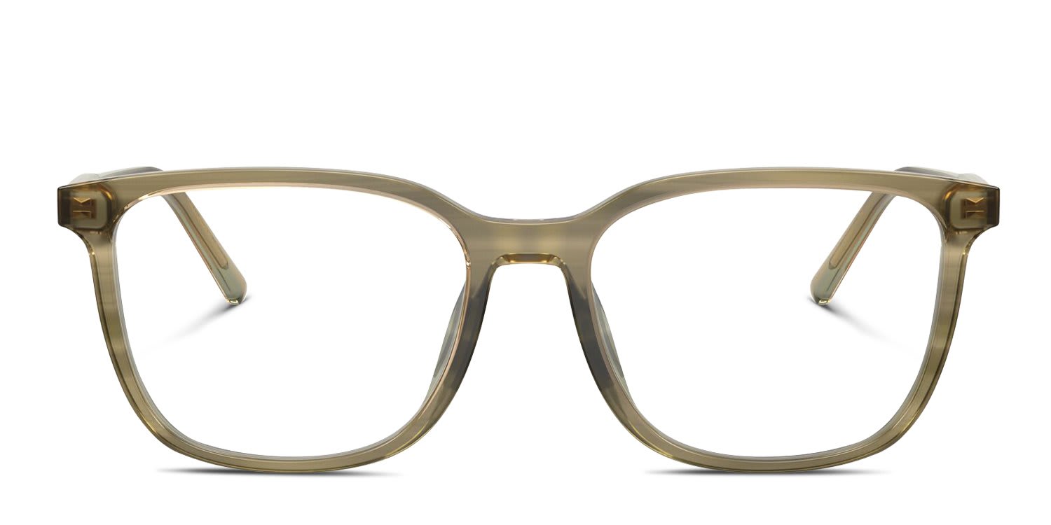 Dolce & Gabbana DG3445 Clear, Green, Multicolor glasses - Clear / Green / Multicolor - Frontal View